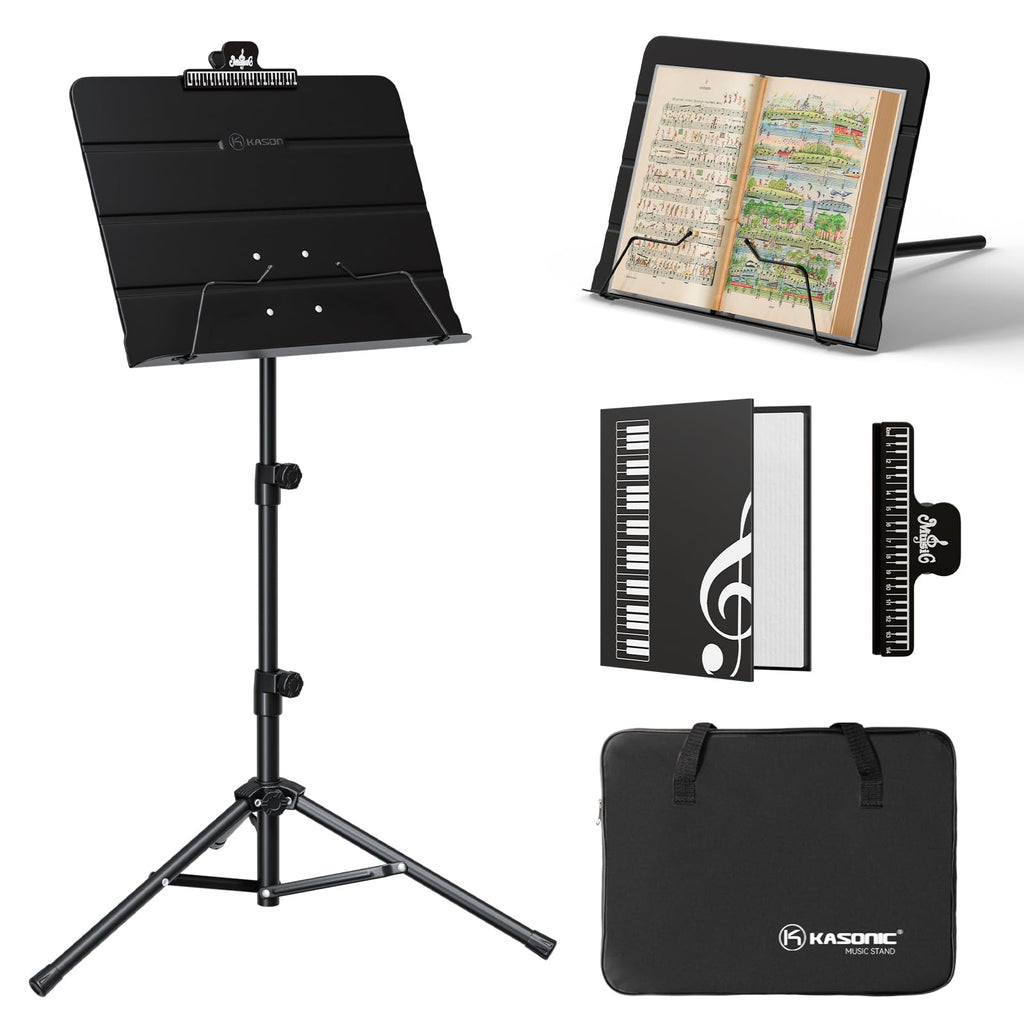 Folding Sheet Music Stand & Desktop Book Stand with Carrying Bag R150427