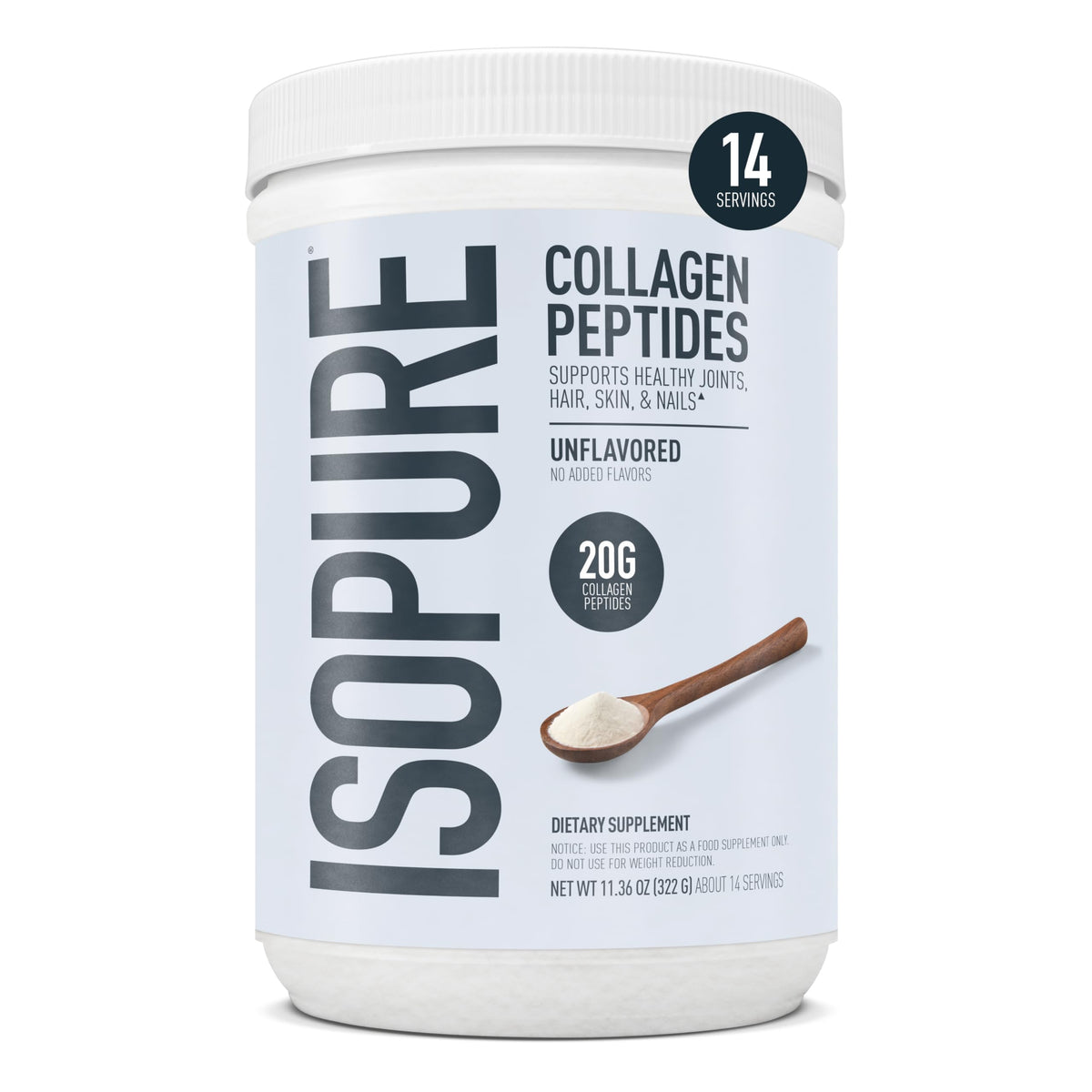 Unflavored Grass-Fed Collagen Peptides Powder N953375