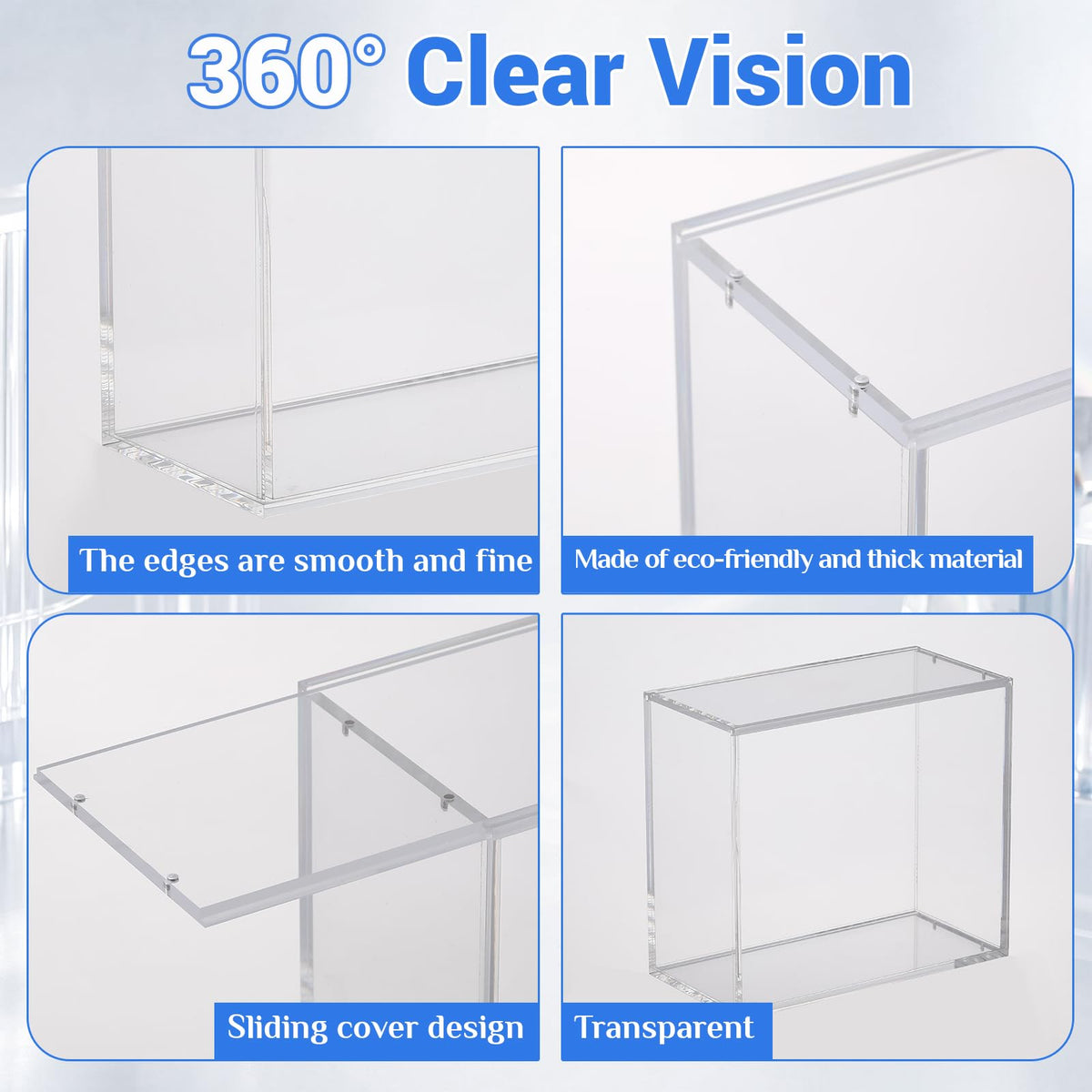 3 Pack 5mm Acrylic Cases G990