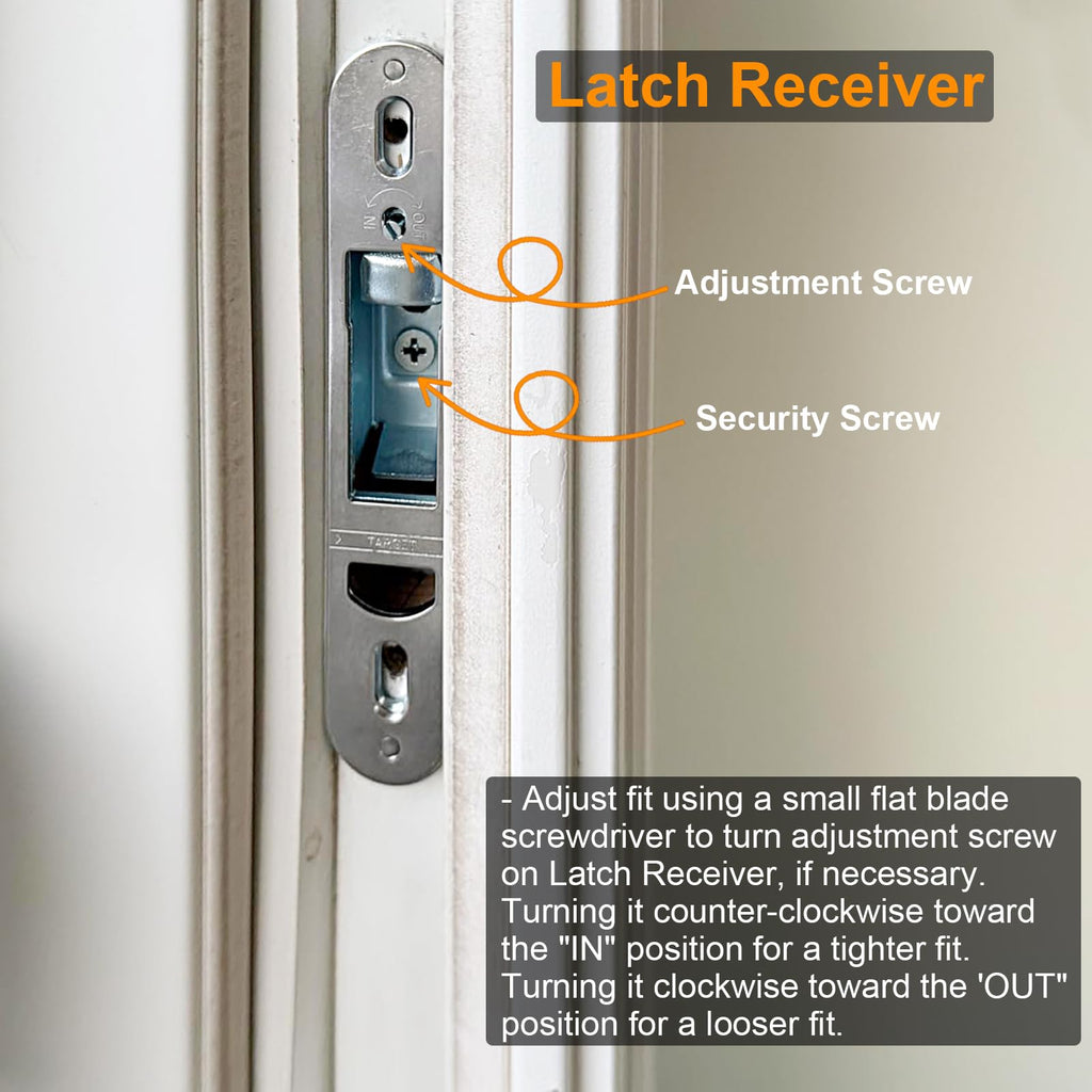 Sliding Patio Door Lock and Receiver Kit X4195