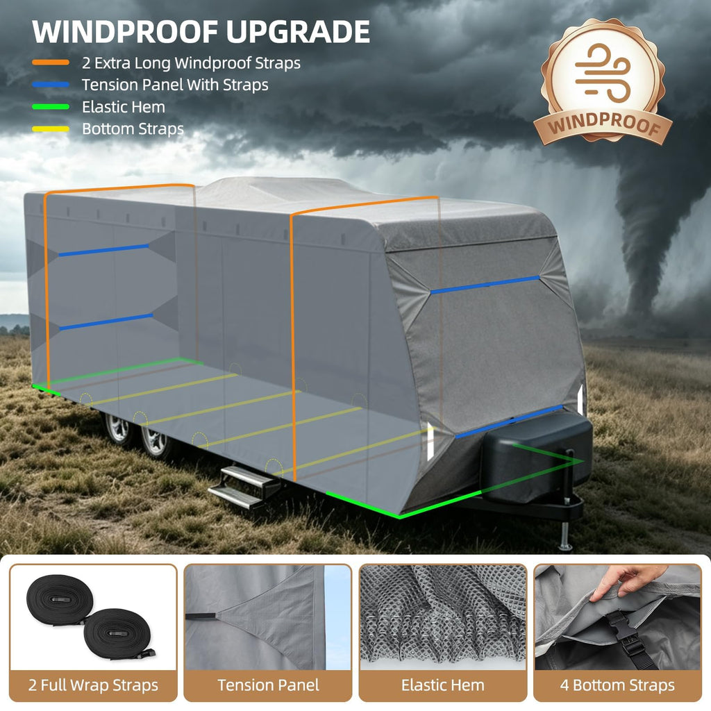 14-16 ft Travel Trailer RV Cover P455657