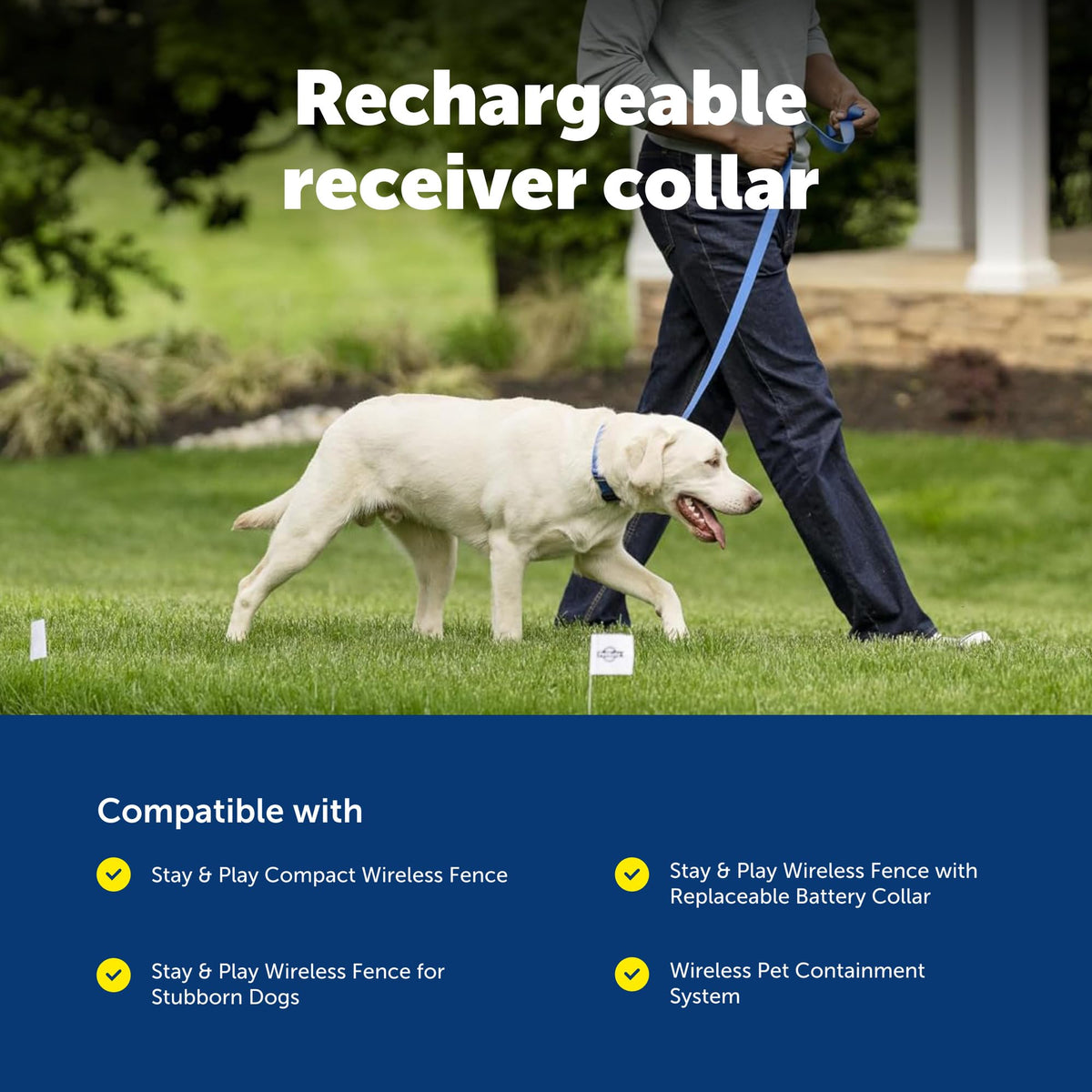Rechargeable Wireless Fence Collar T893
