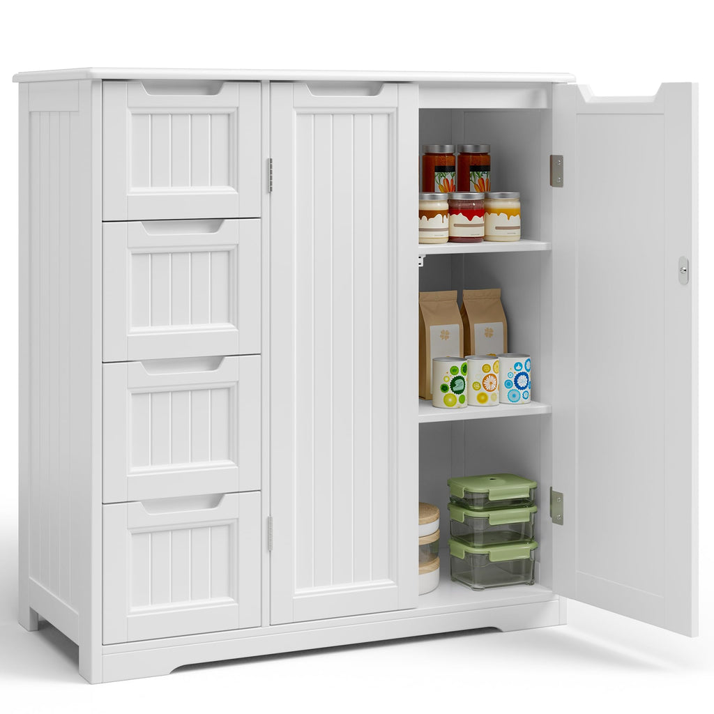 Storage Cabinet with 4 Drawers & 2 Doors A4539
