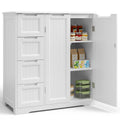 Storage Cabinet with 4 Drawers & 2 Doors A4539