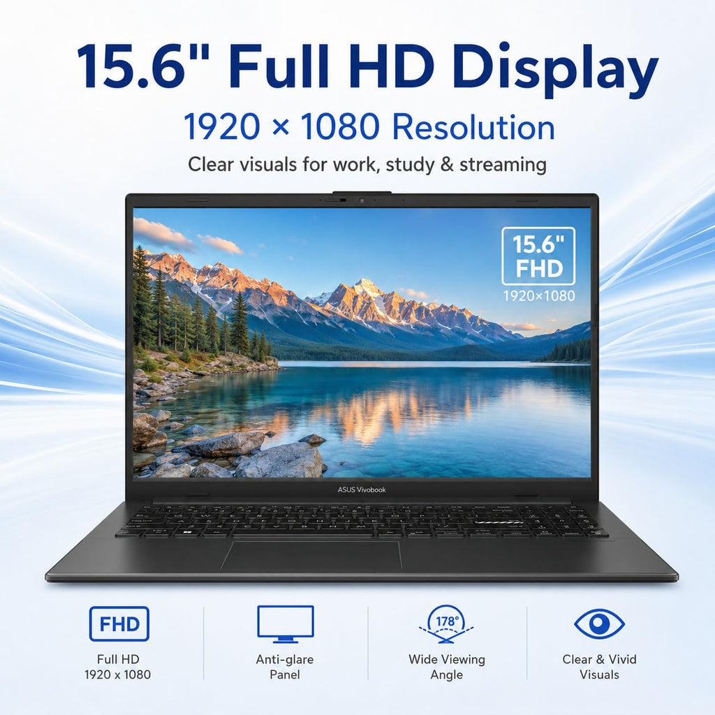15.6" FHD Laptop AMD Ryzen 5 8GB RAM 512GB SSD D717348