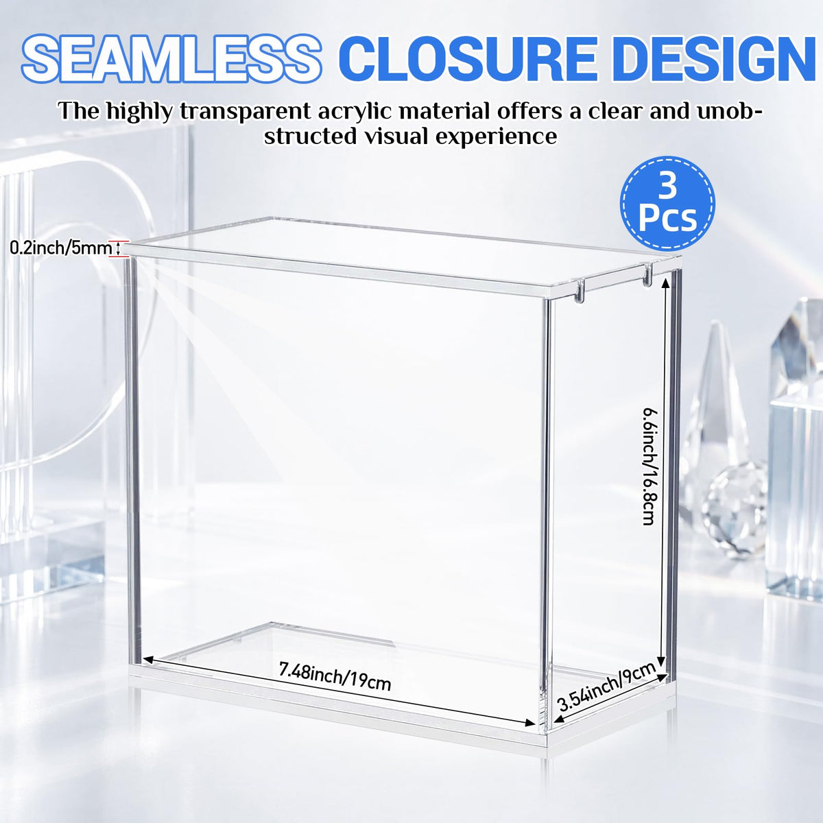 3 Pack 5mm Acrylic Cases G990