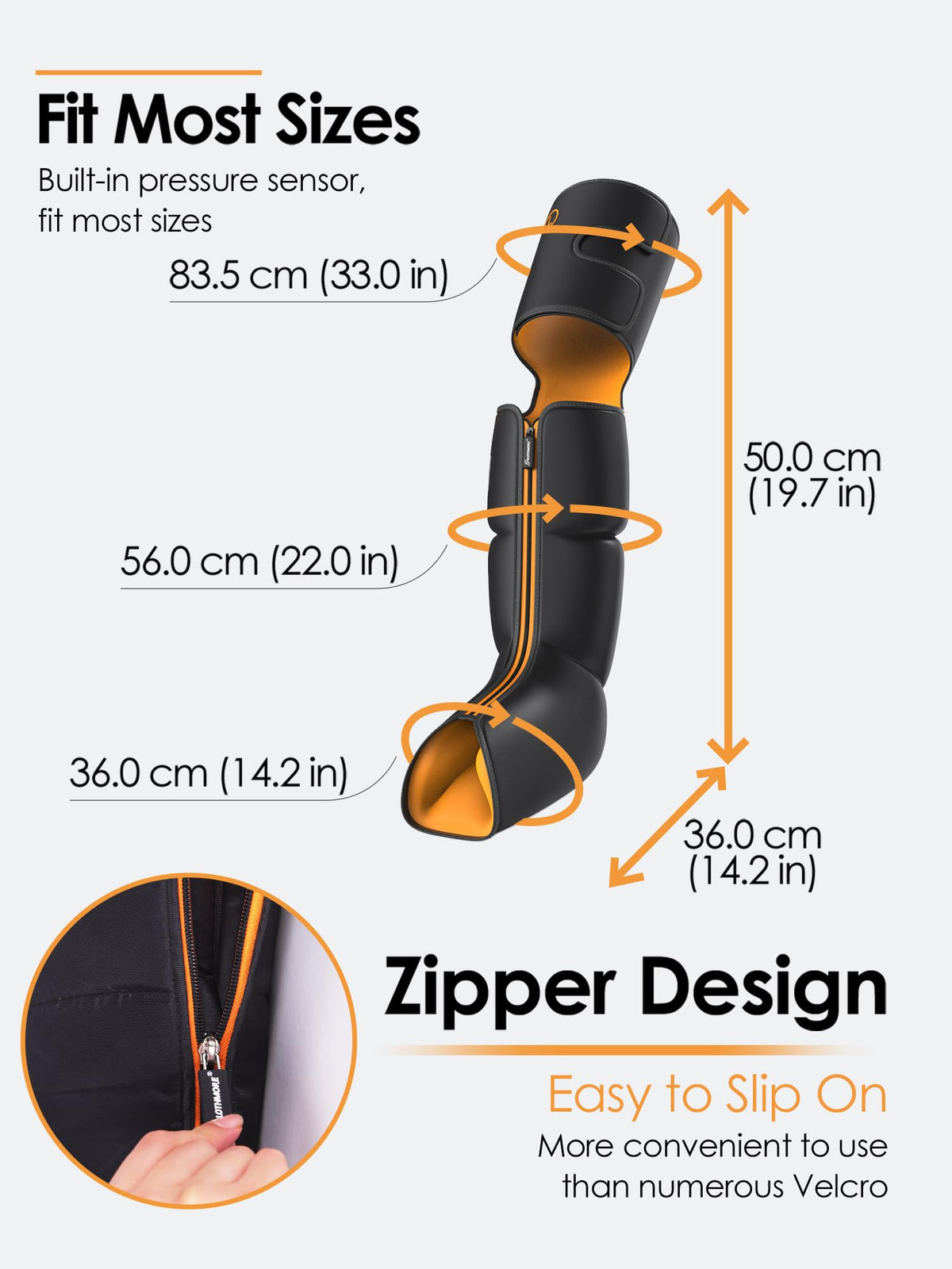 Air Compression Leg Massager with Heat E328734