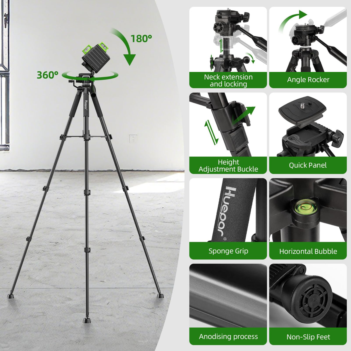 360 Self Leveling Laser Level with Tripod W144