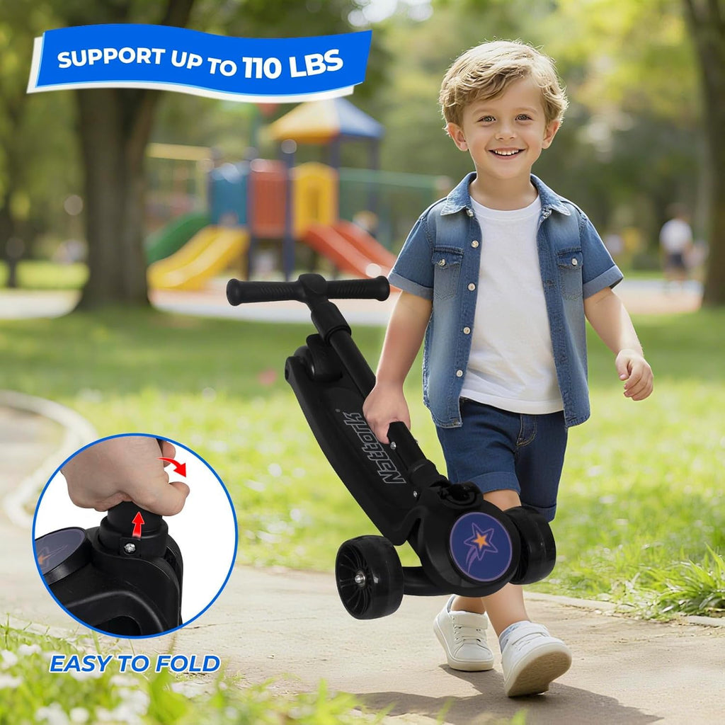 3 Wheel Kids Scooter with Light Up Wheels T605