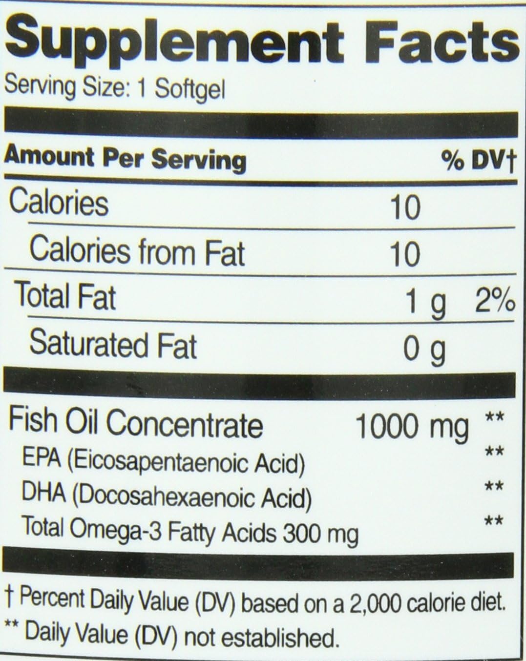 Fish Oil 1000 Mg Enteric Coated Softgels O174854