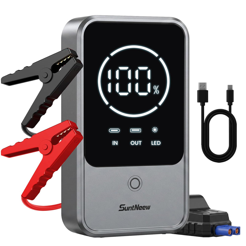 10000mAh 2000A 12V Jump Starter with LCD Display U856210