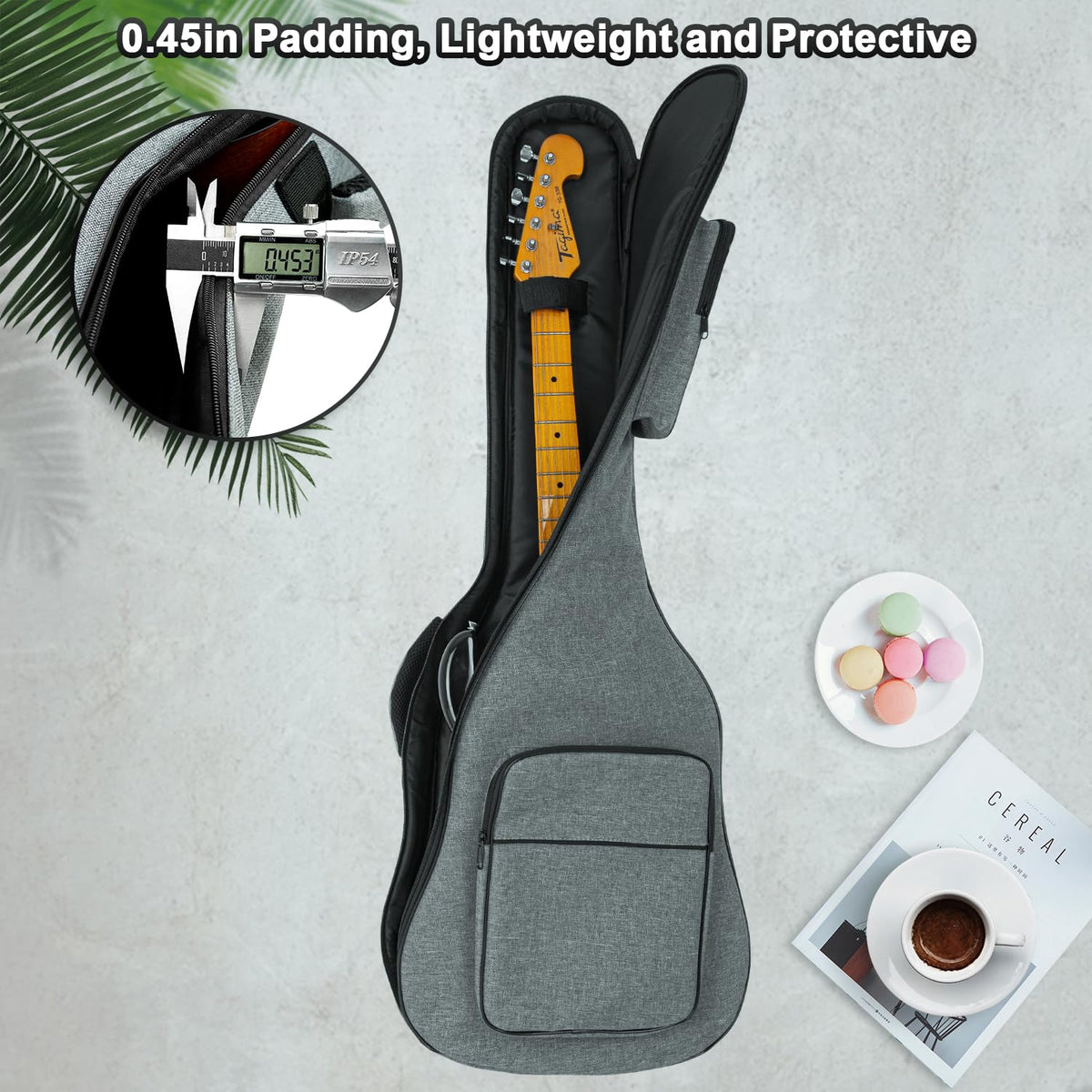 Padded Electric Guitar Gig Bag with Neck Strap N704