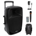 1200W Portable Bluetooth PA Speaker with Subwoofer and Wireless Microphone Y141