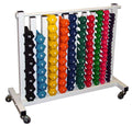Neoprene Dumbbell Set with Rack P4419