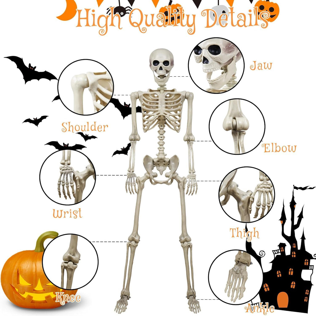 5.4ft Realistic Human Skeleton X20033