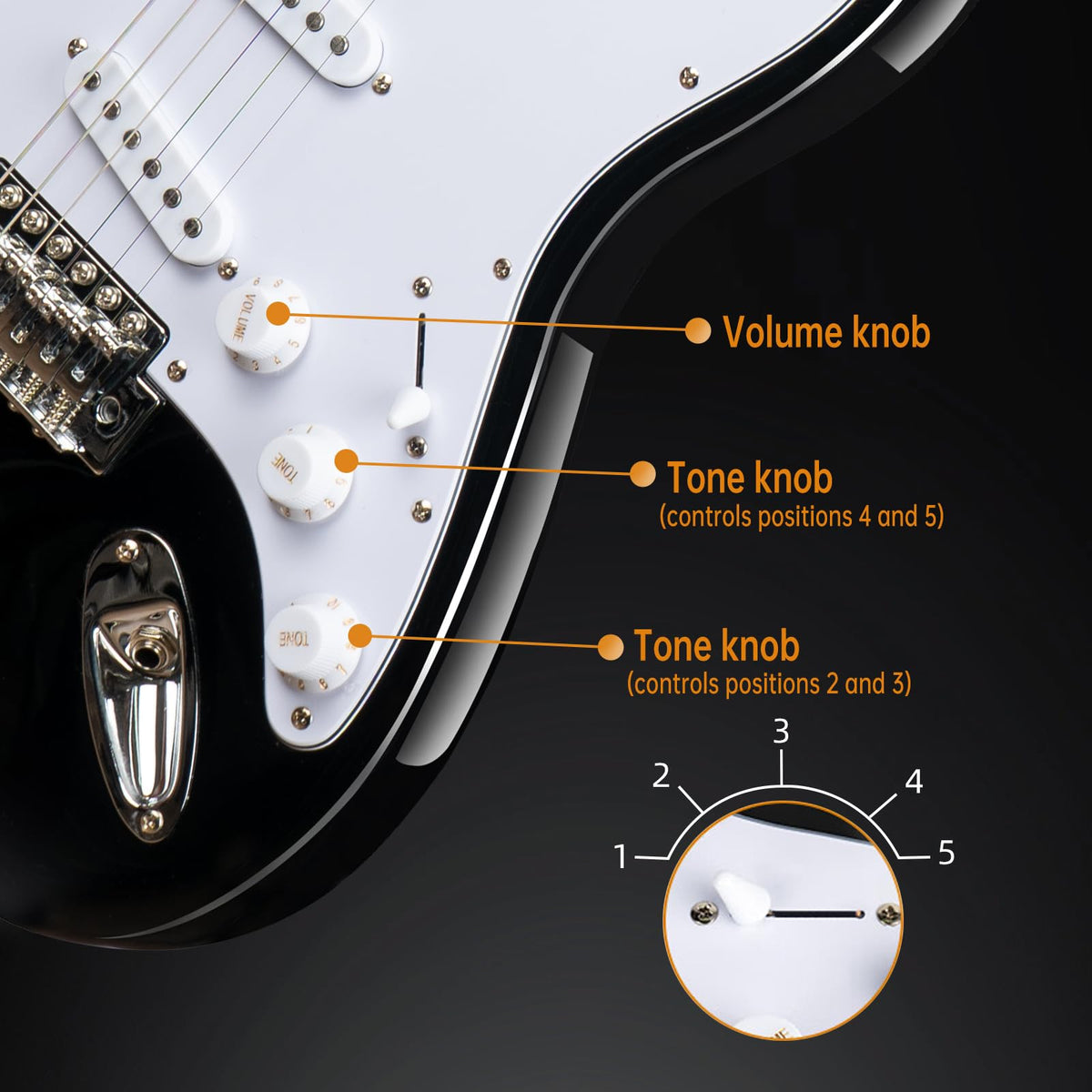 39" Electric Guitar Set with Amp Bag Tuner J27955