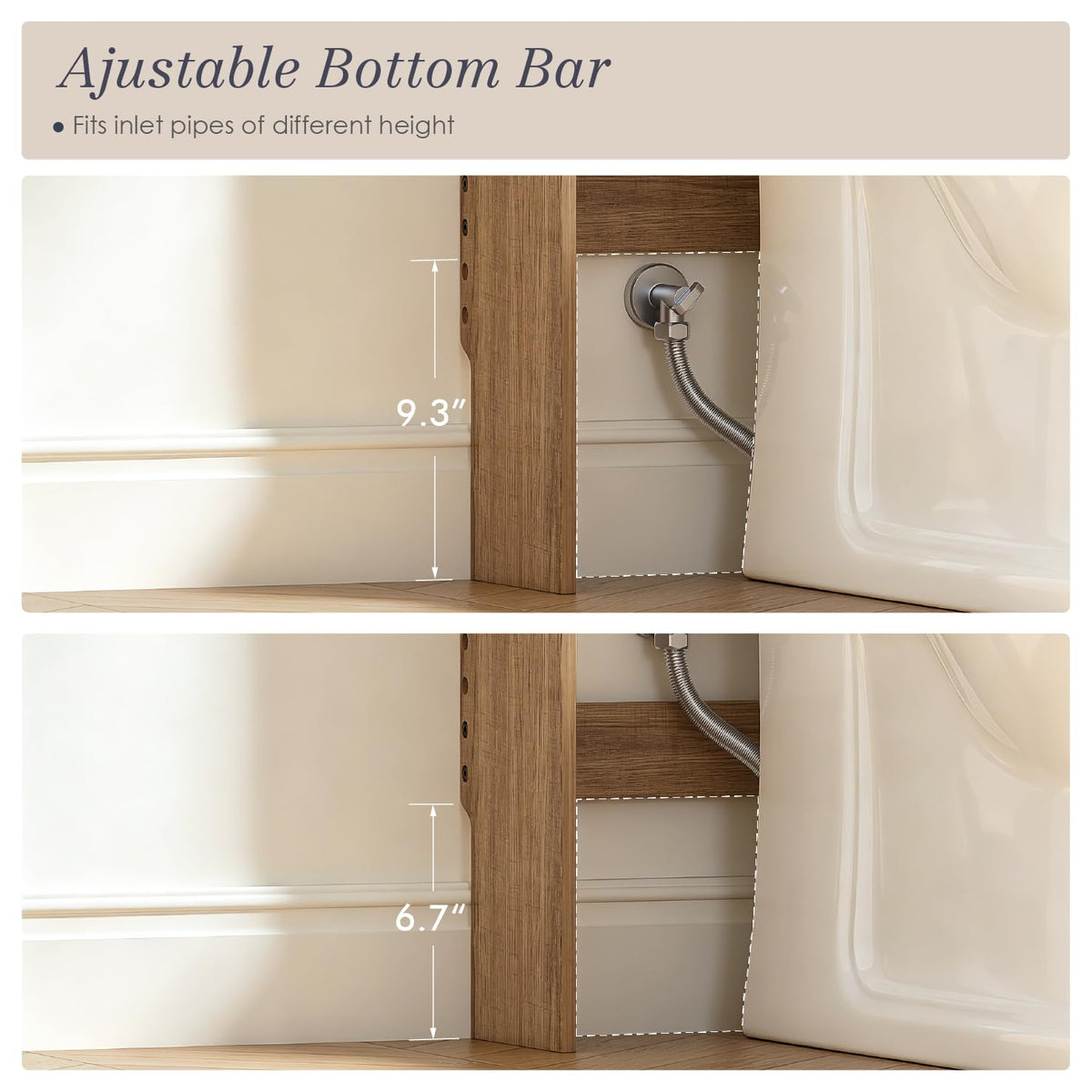 Over the Toilet Storage Cabinet with Doors A7739