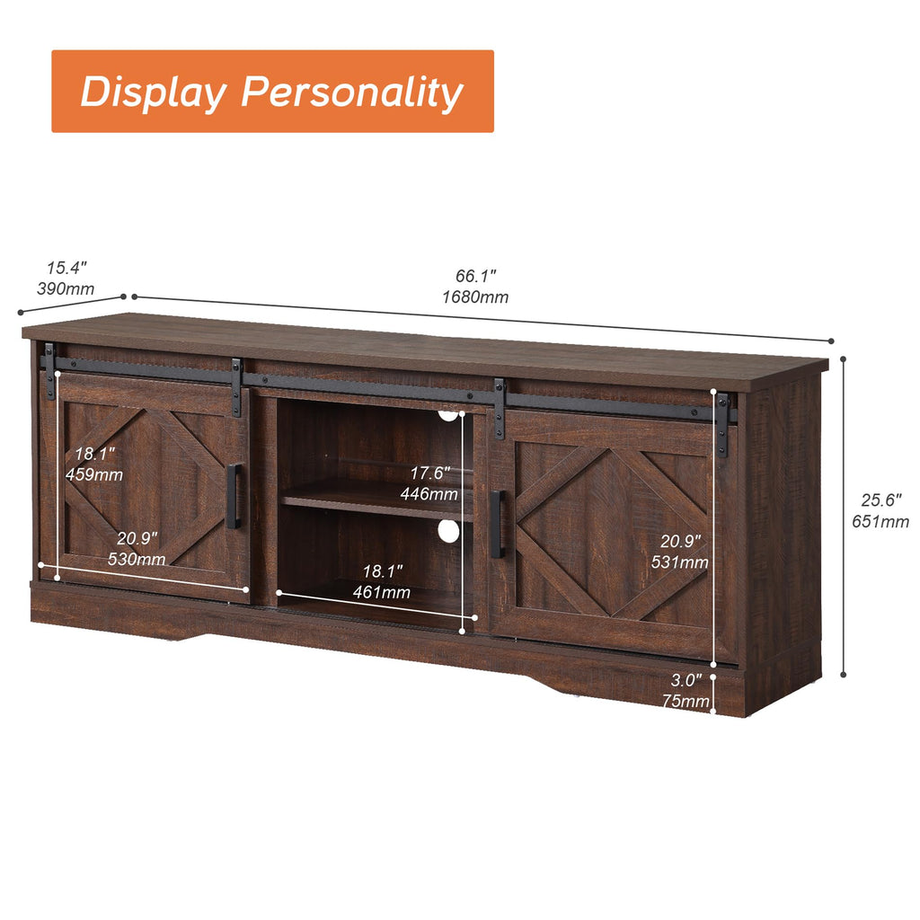Farmhouse TV Stand for 60-75 inch TV G78239