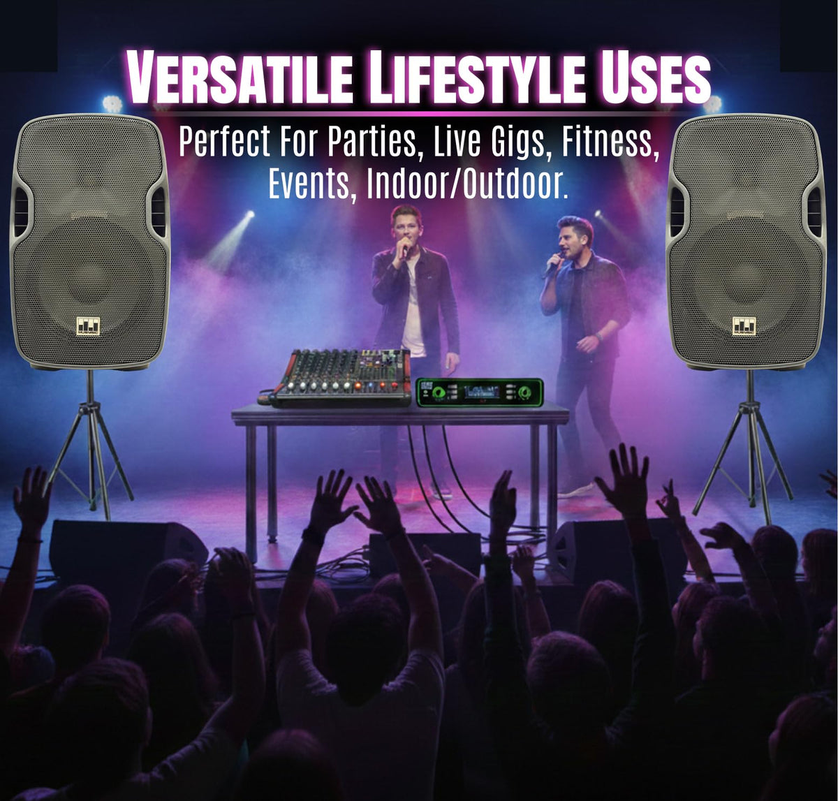 10" UHF PA System with Wireless Microphone U8913