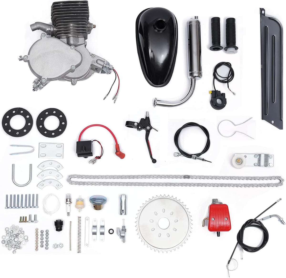 2-Stroke 100cc Air-Cooling Bicycle Engine Kit K67576