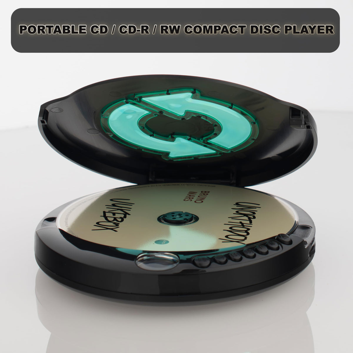 Portable CD Player with Anti-Shock Technology K93370