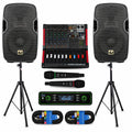 10" UHF PA System with Wireless Microphone U8913
