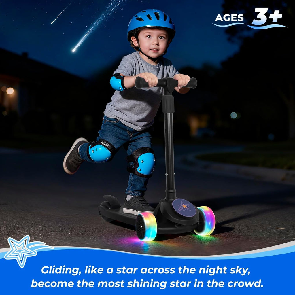 3 Wheel Kids Scooter with Light Up Wheels T605