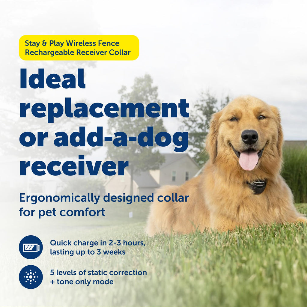 Rechargeable Wireless Fence Collar T893