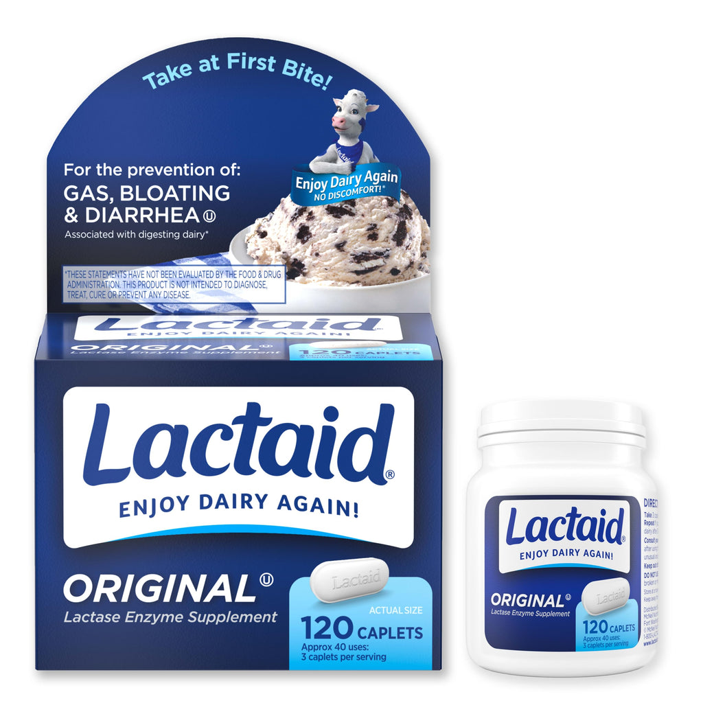 Lactose Intolerance Caplets 120 Ct Y347