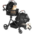 Foldable Double Pet Stroller T719
