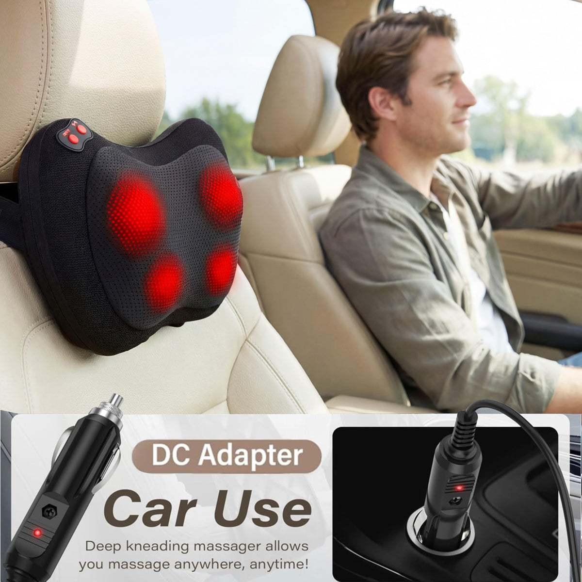 Black Shiatsu Back Massager with Heat O591