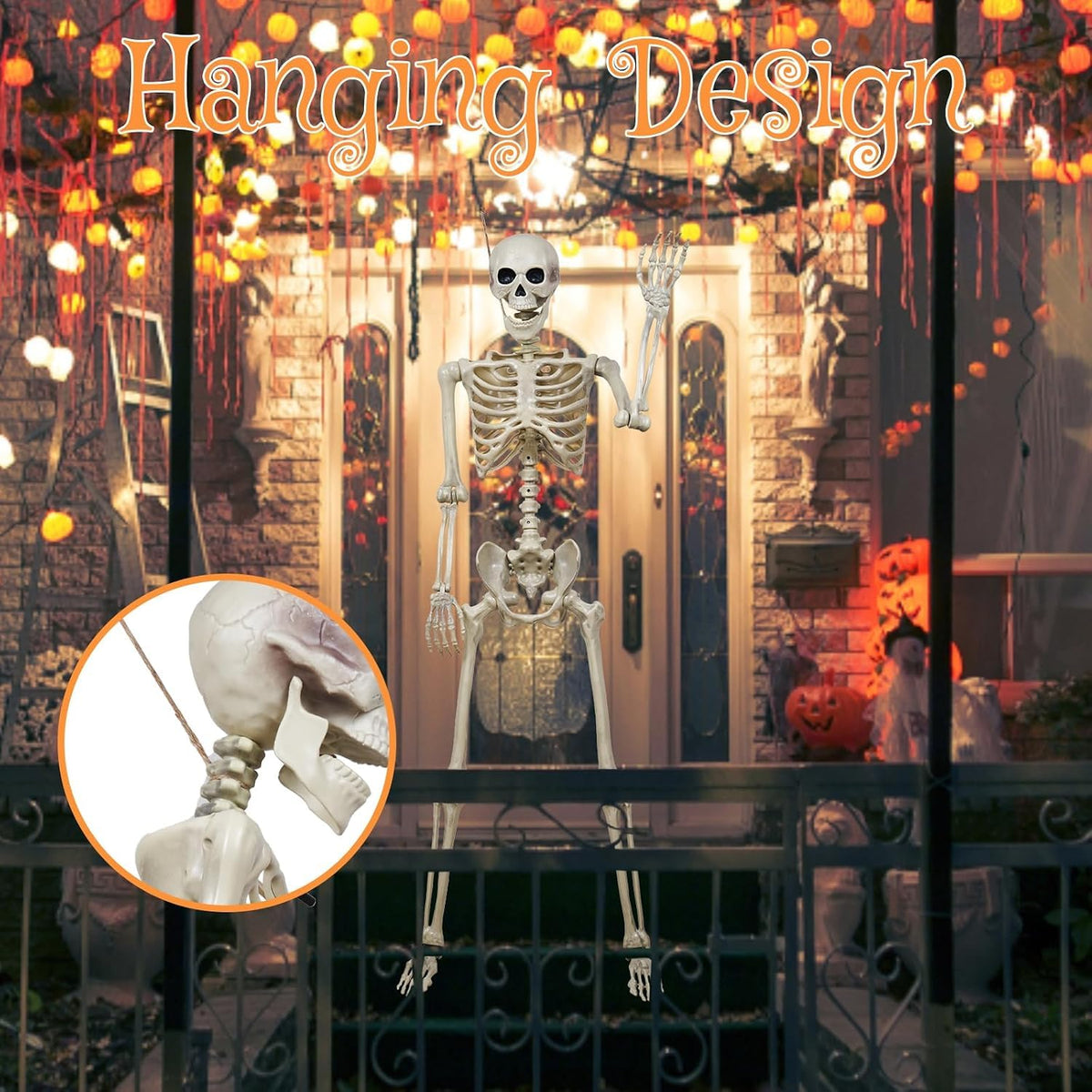 5.4ft Realistic Human Skeleton X20033