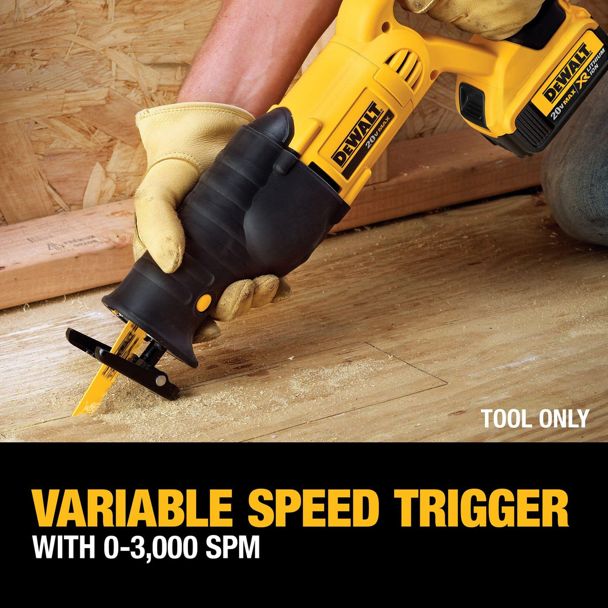 Cordless Reciprocating Saw with Battery and Charger R116