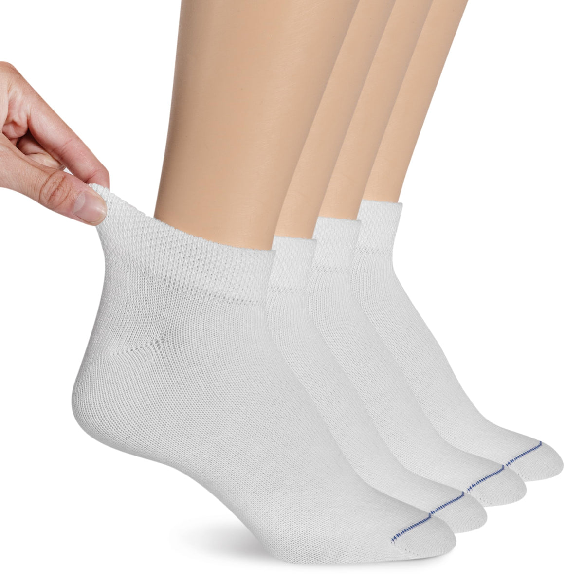Diabetic Circulatory Flat-Knit Socks J415