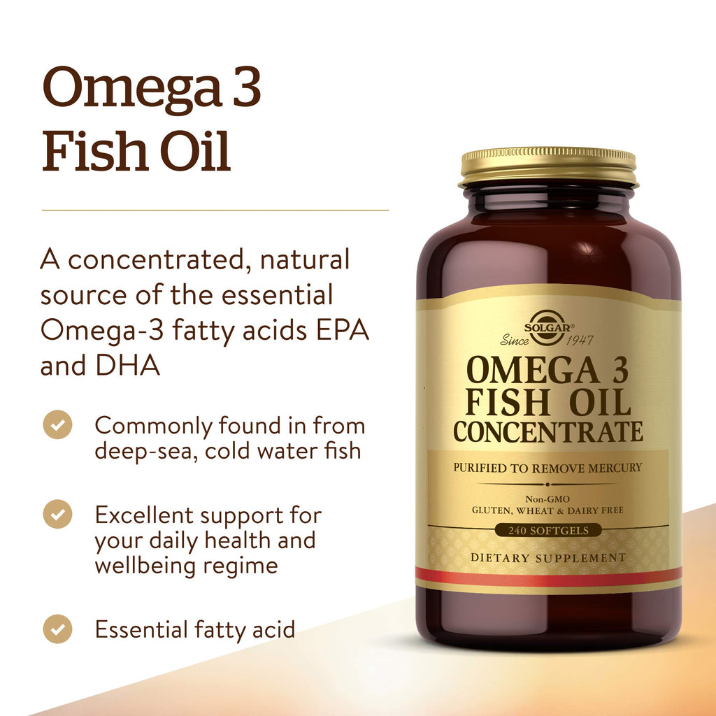 Omega-3 Fish Oil Concentrate 240 Softgels X141855
