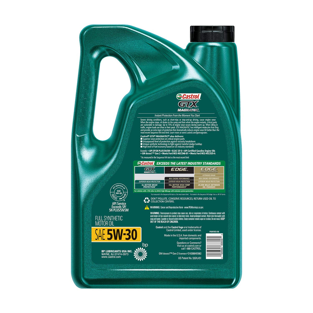 5W-30 Full Synthetic Motor Oil 5 Quart U44375