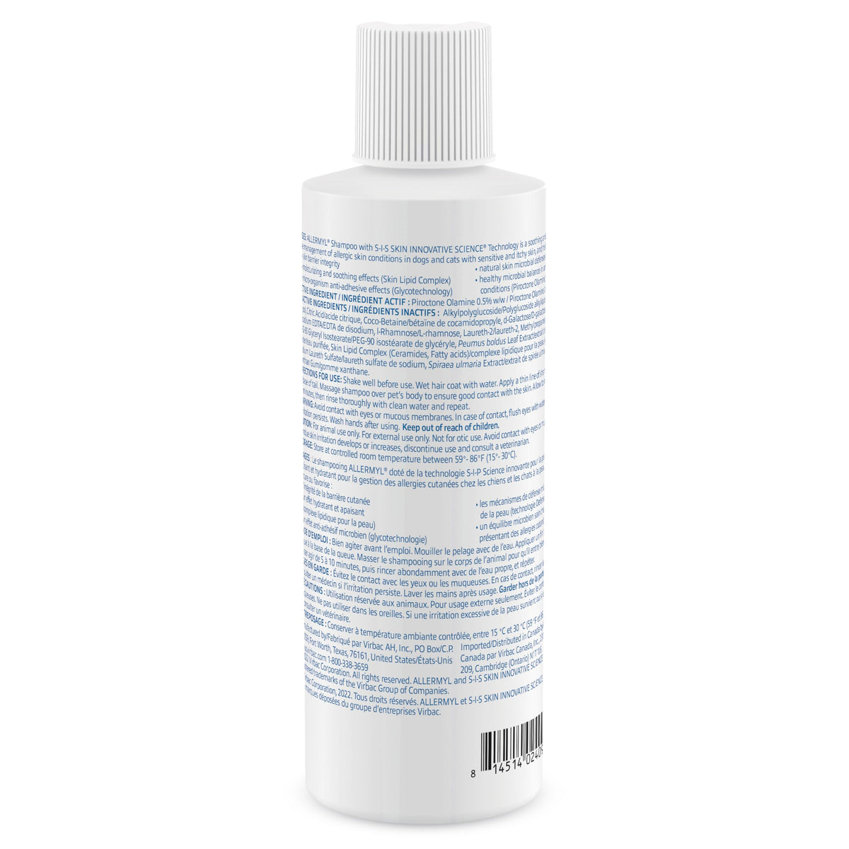 Medicated Hypoallergenic Soothing Moisturizing Pet Shampoo B402213
