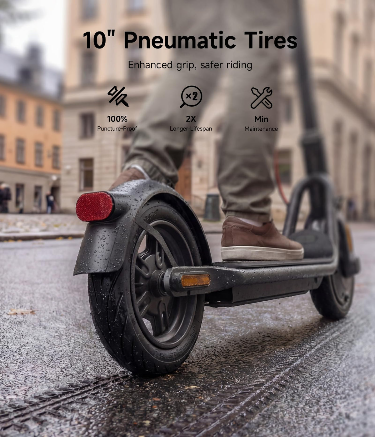 Electric Scooter with Dual Brake Suspension A42657