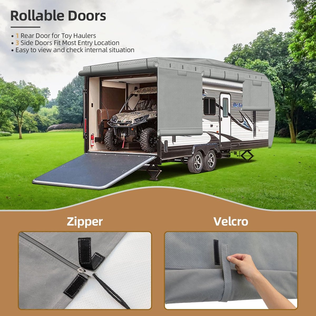 14-16 ft Travel Trailer RV Cover P455657