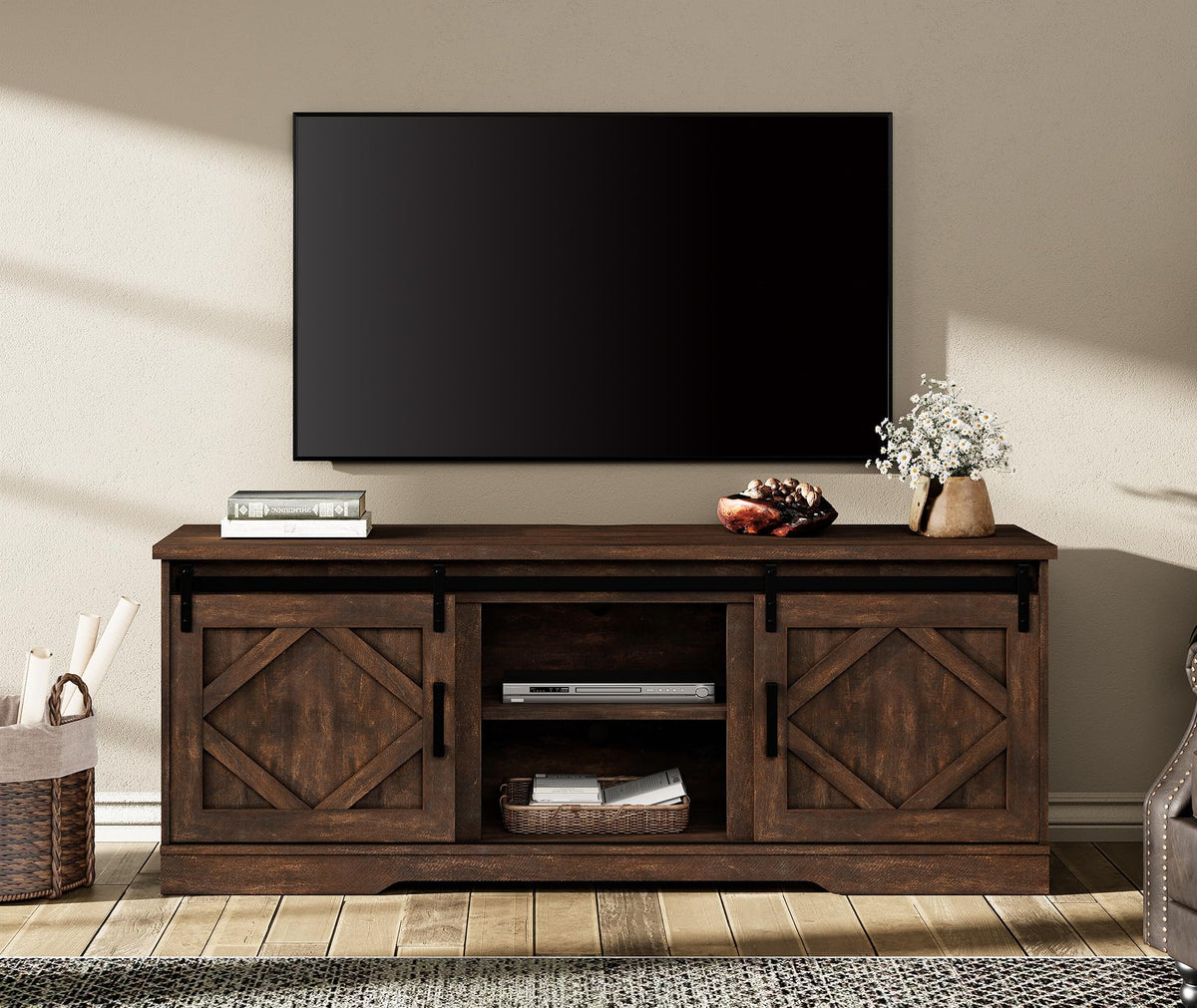 Farmhouse TV Stand for 60-75 inch TV G78239