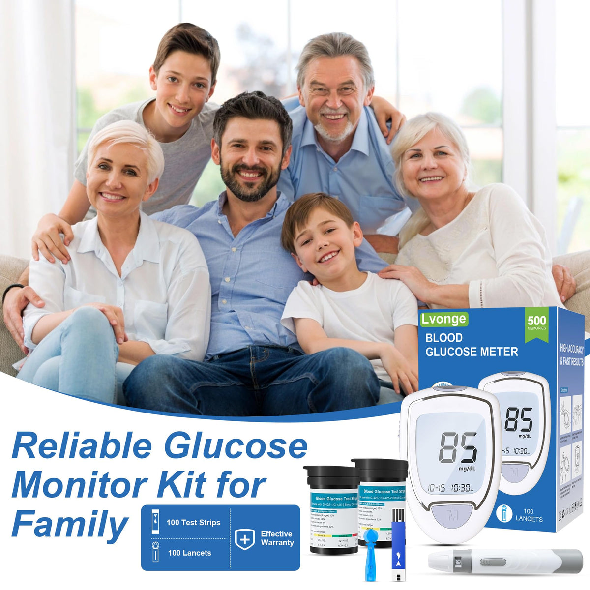 Blood Sugar Monitor Kit I974