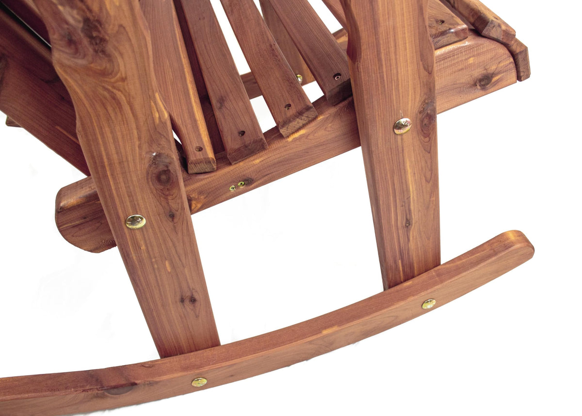 Cedar Adirondack Rocking Chair S893