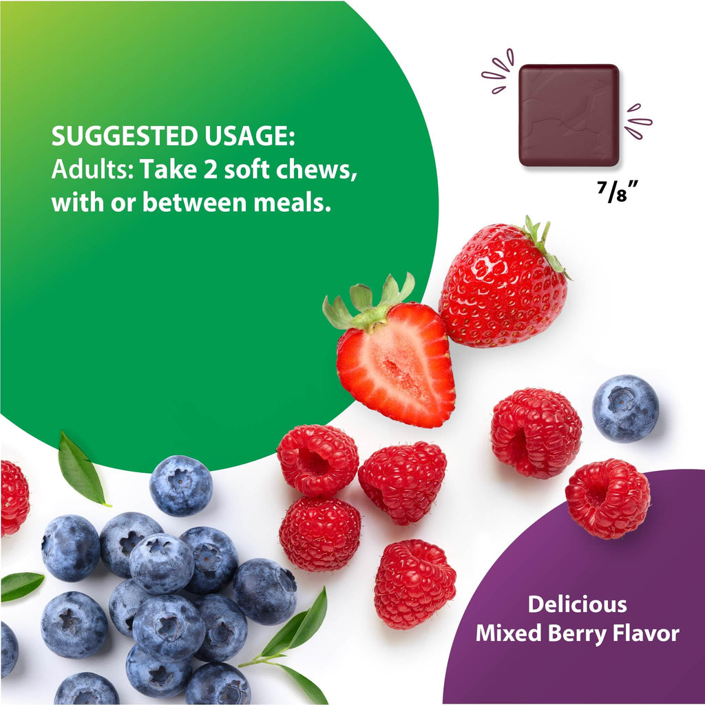 Beet Root Soft Chews Supplement 500 mg 60 Count W19920