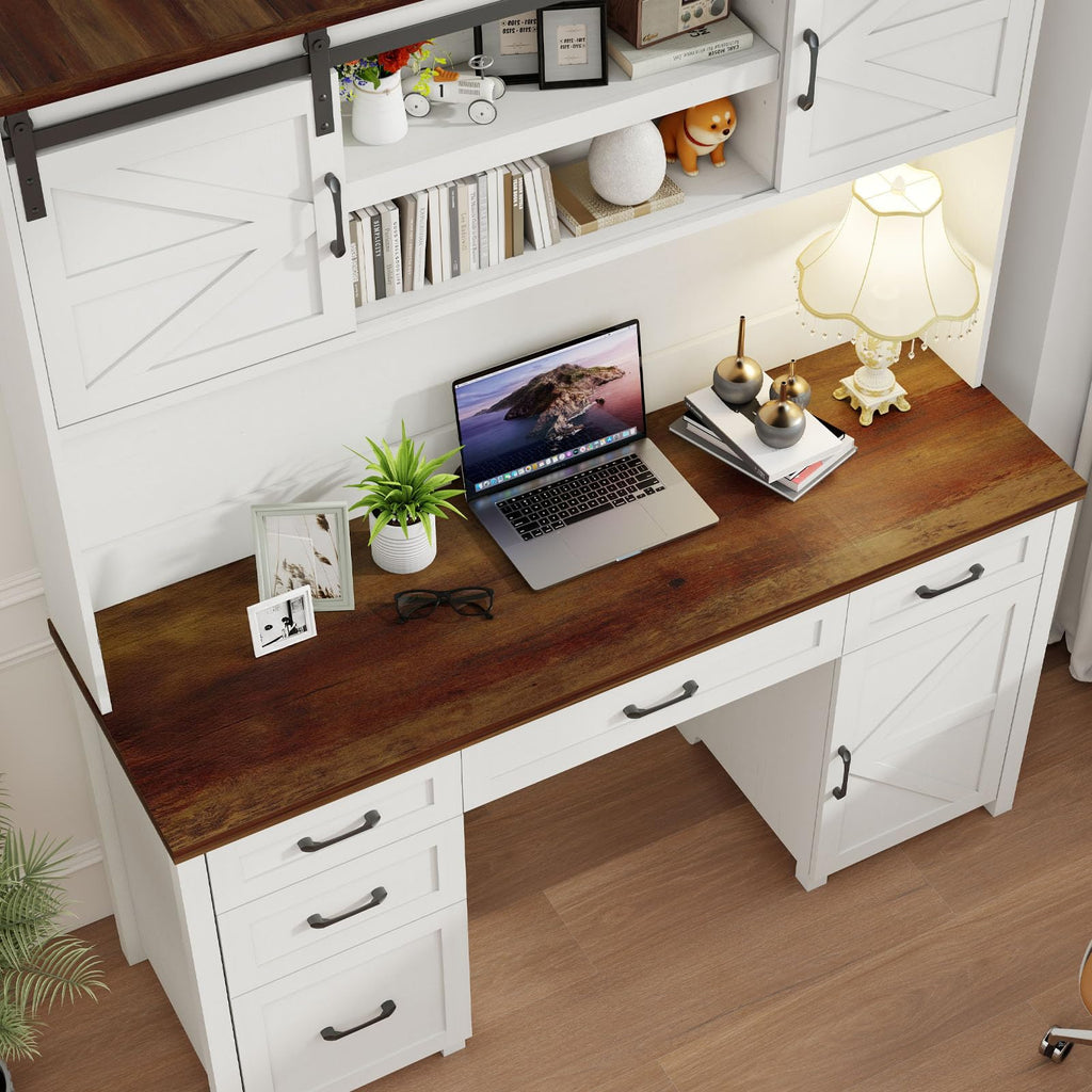 67" H Executive Desk with File Drawer N251