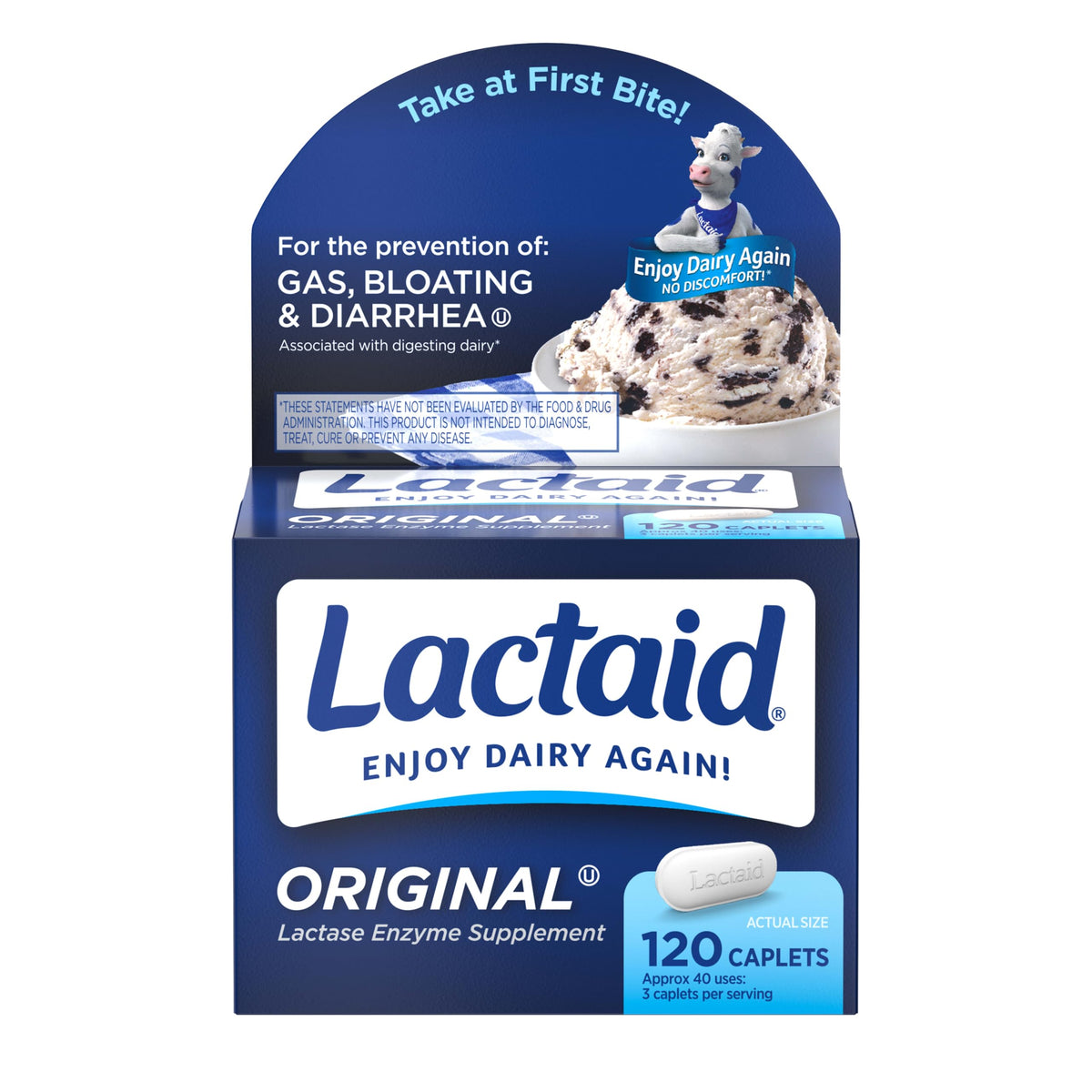 Lactose Intolerance Caplets 120 Ct Y347