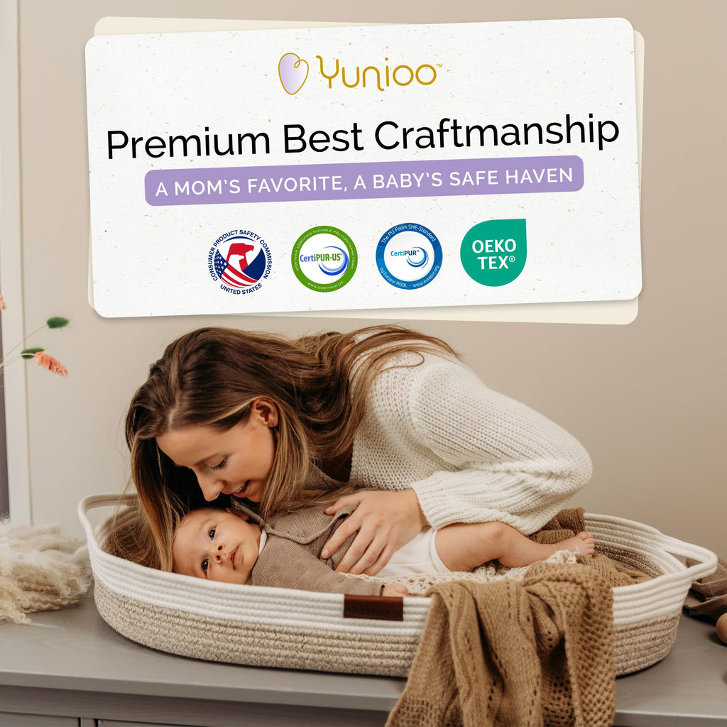 Baby Changing Basket, Portable Diaper Changing Pad I1878
