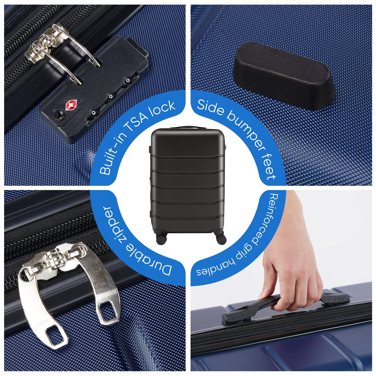 20 Inch Hardside Spinner Luggage with TSA Lock N831