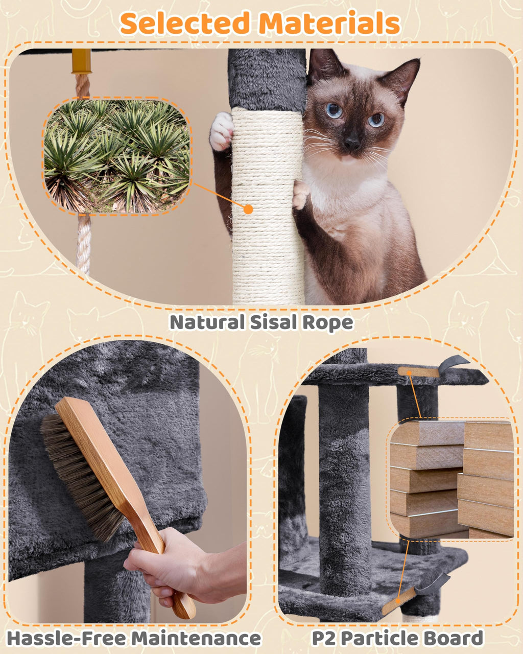 63in Large Cat Tree D625222