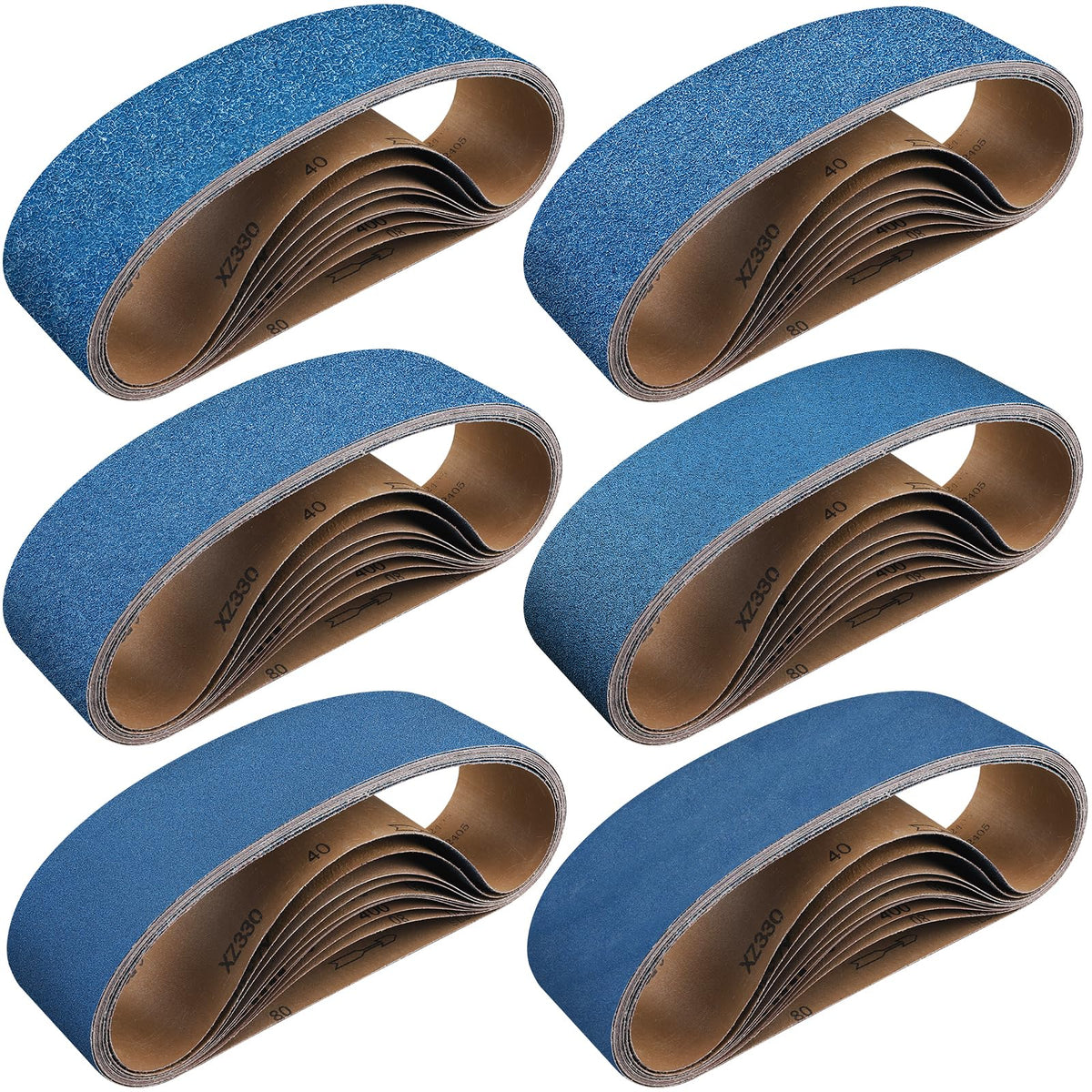 4 x 36 Inch Zirconia Sanding Belts 40-400 Grit I115648